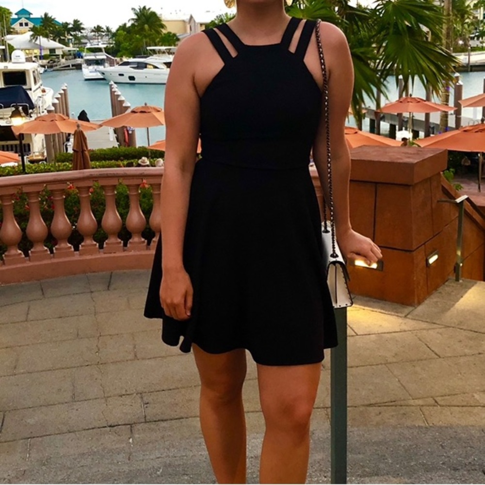 Mini black dress- fits adult 4-6!!!